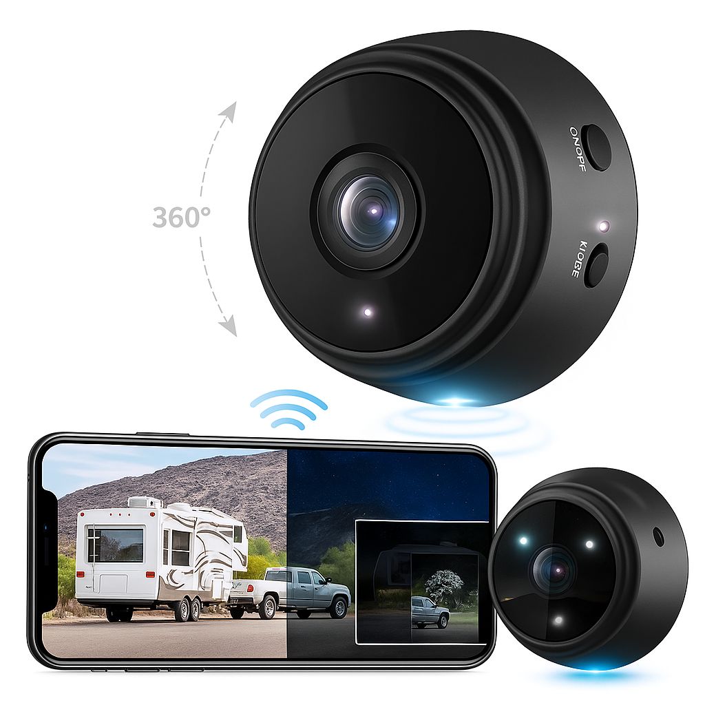 Kabellose Rückfahrkamera mit HD-Nachtsicht