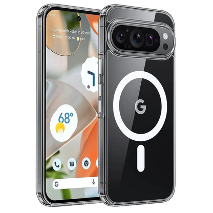 Stoßsicheres Google Pixel 9 Wireless Charging Clear Case