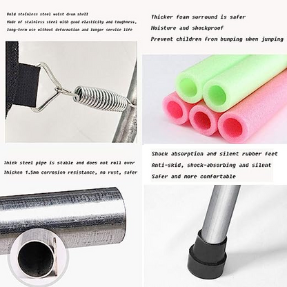 Kindertrampolin mit Sicherheitsnetz – Jumpie KidsTramp