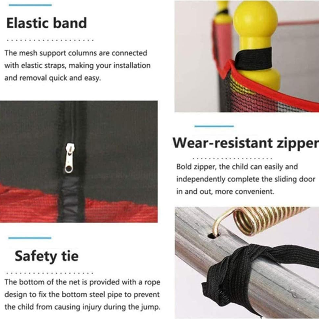 Kindertrampolin mit Sicherheitsnetz – Jumpie KidsTramp