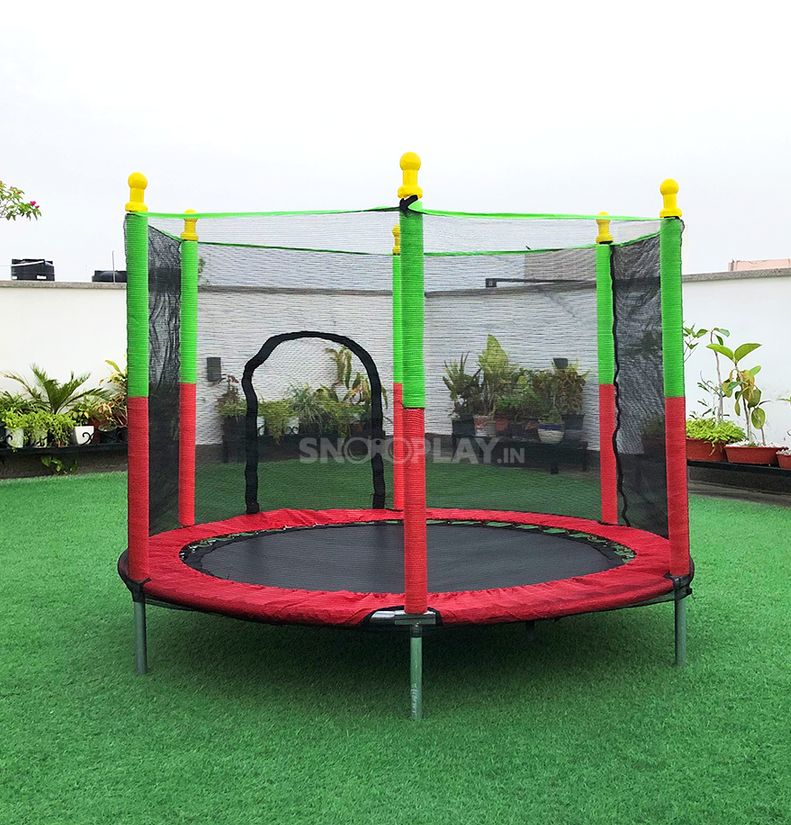 Kindertrampolin mit Sicherheitsnetz – Jumpie KidsTramp