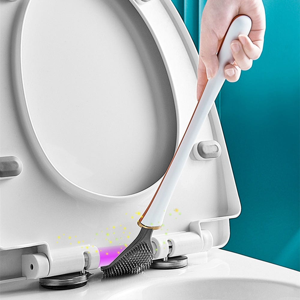 Moderne Silikon-Toilettenbürste mit Wandhalterung | Frendorf