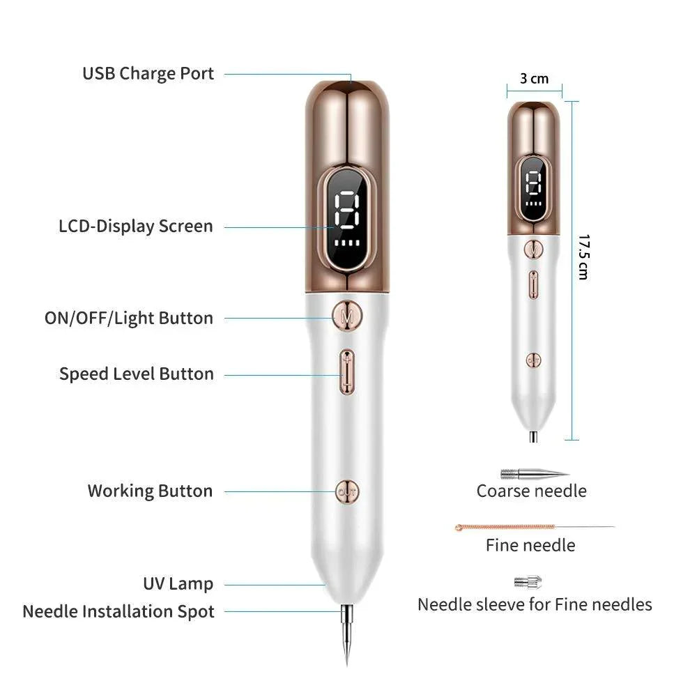 Plasma Pen zur Entfernung von Hautmale, Muttermalen und Warzen