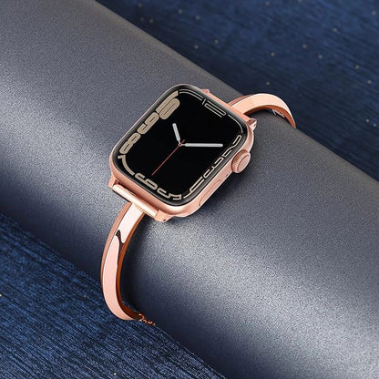 Damen Slim Edelstahl Link Armband für Apple Watch