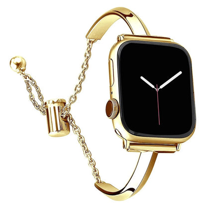 Damen Slim Edelstahl Link Armband für Apple Watch