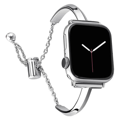 Damen Slim Edelstahl Link Armband für Apple Watch
