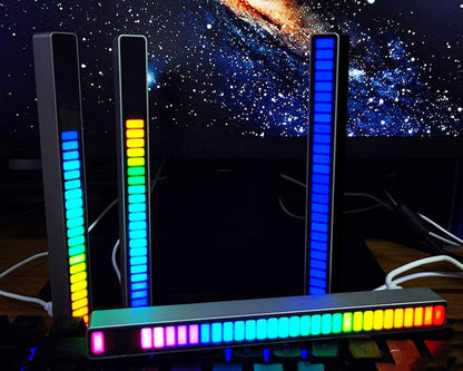 Smart Sound-Activated RGB Lichtleiste | Musik-Sync LED Ambientebeleuchtung