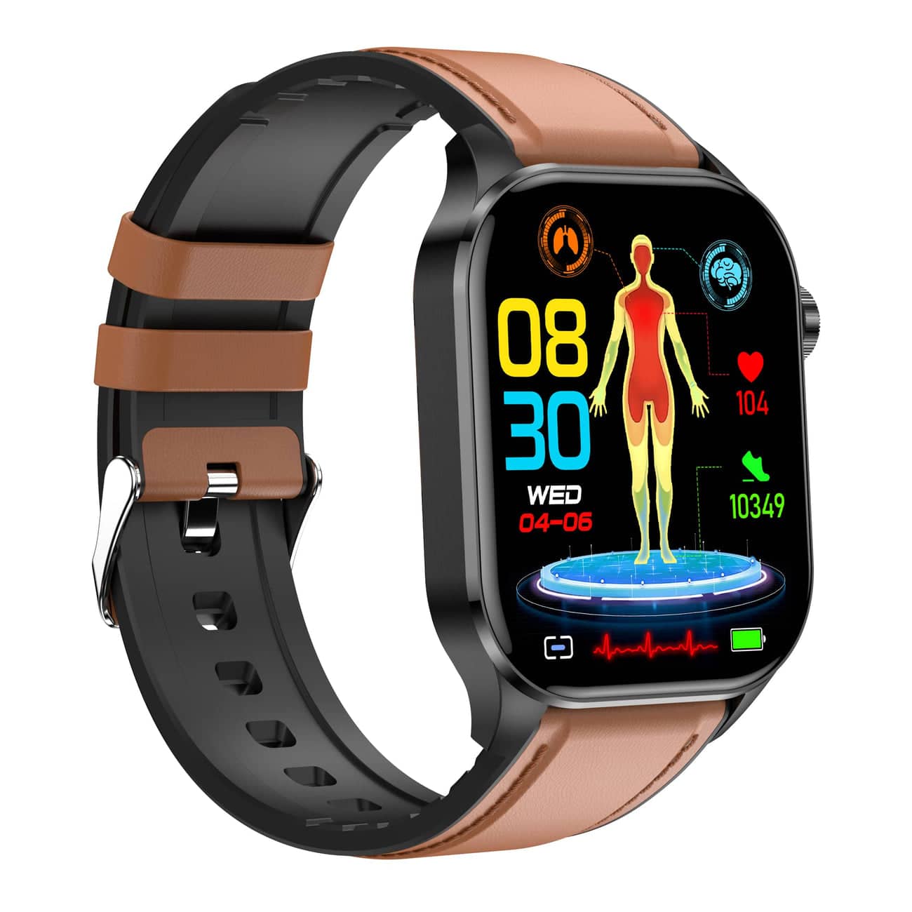 Smartwatch für Gesundheit &amp; Fitness - EKG, Blutdruck, Herzrate