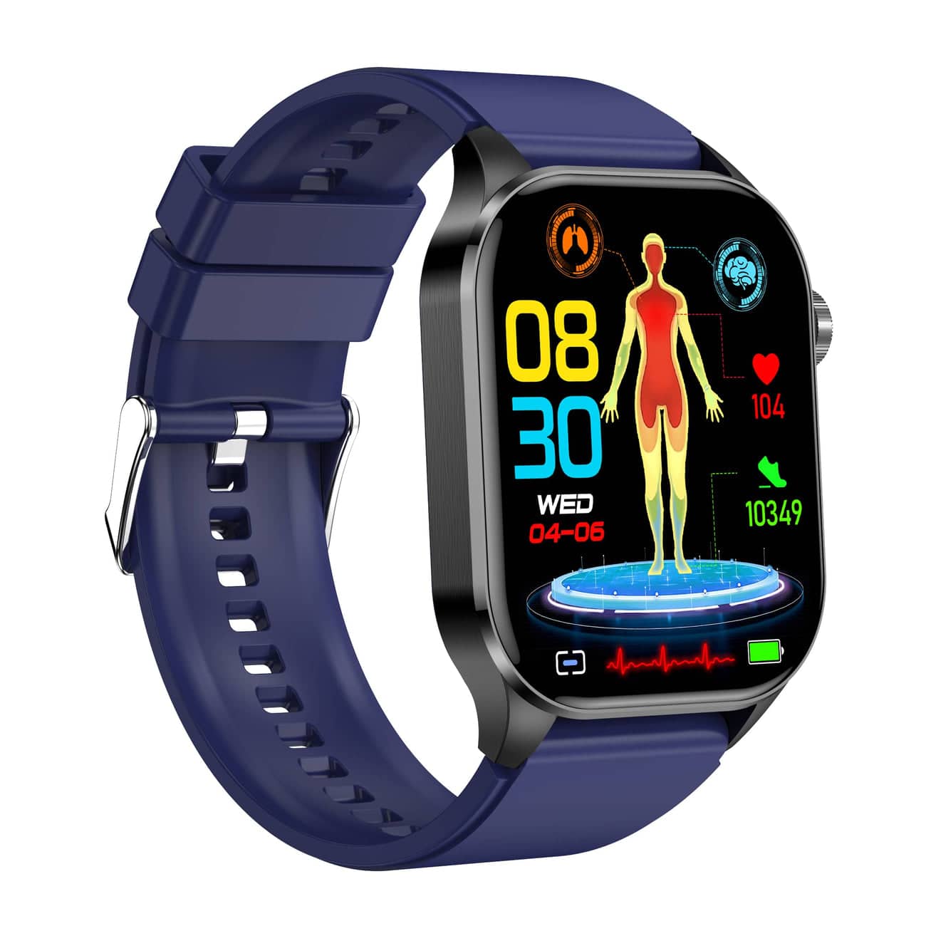 Smartwatch für Gesundheit &amp; Fitness - EKG, Blutdruck, Herzrate