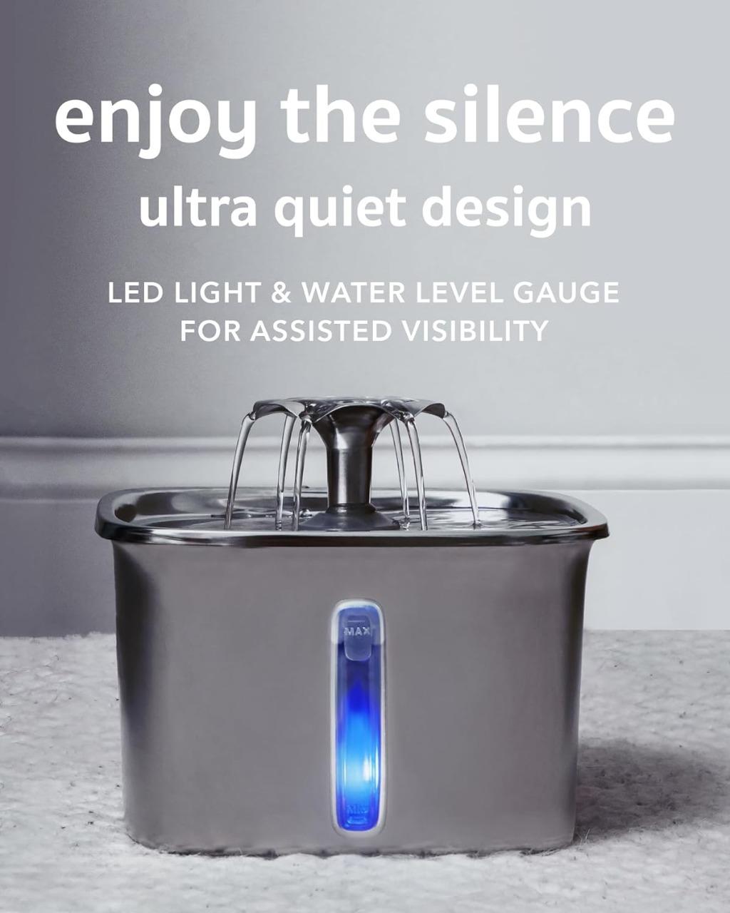 Edelstahl Katzenwasserbrunnen