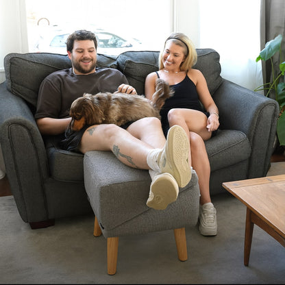 Hundetreppe für Bett &amp; Sofa | Hunderampe &amp; Hocker in einem | SofaFreund
