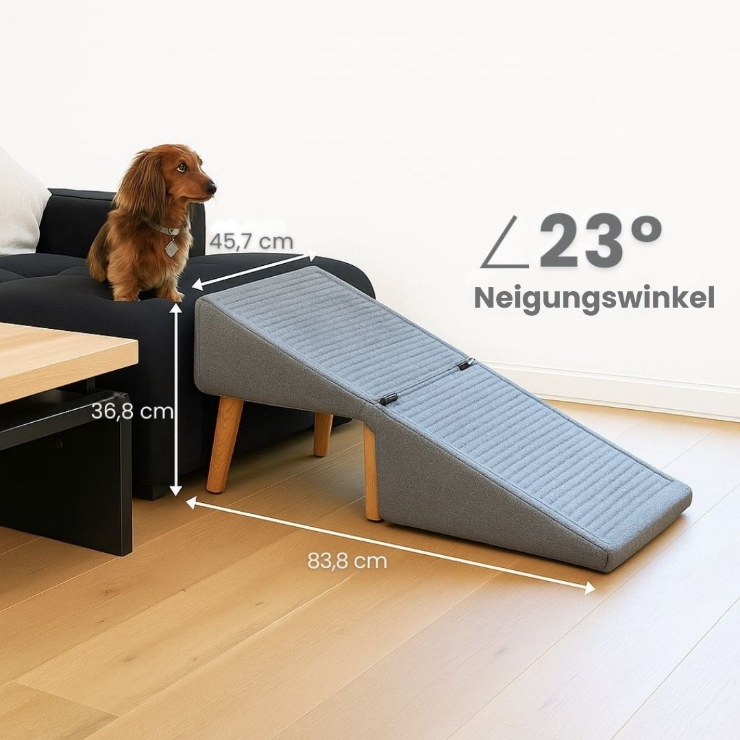 Hundetreppe für Bett &amp; Sofa | Hunderampe &amp; Hocker in einem | SofaFreund