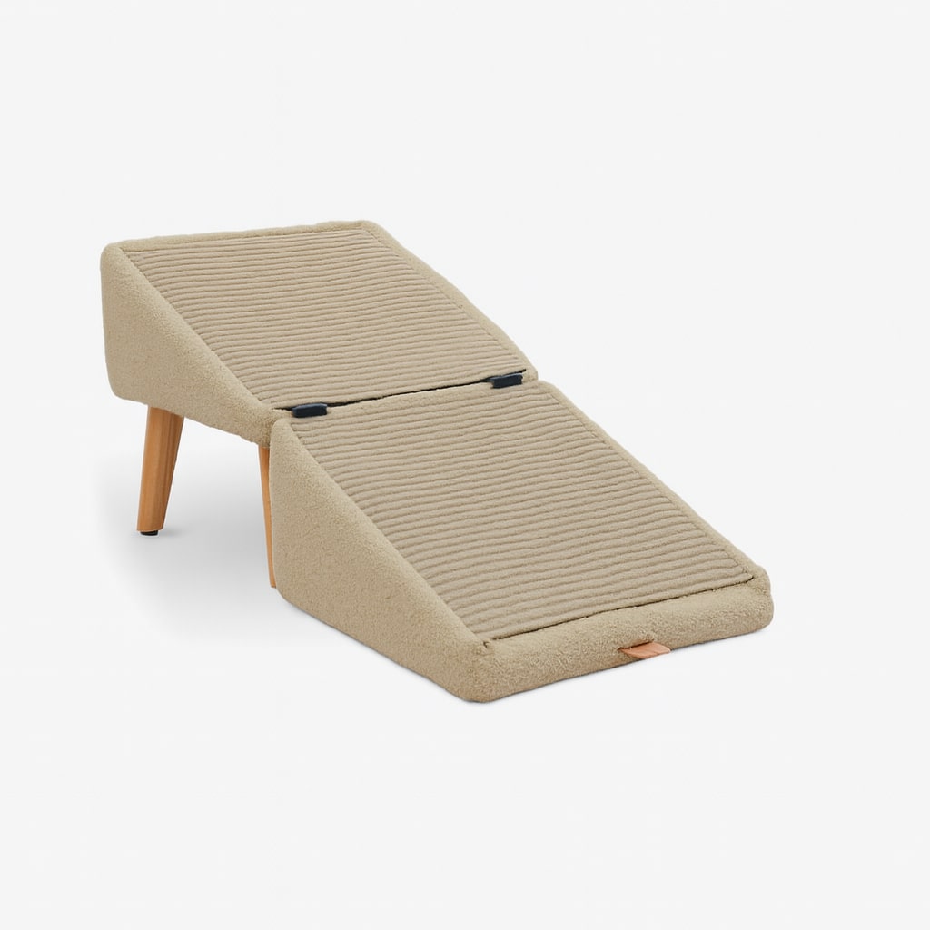 Hundetreppe für Bett &amp; Sofa | Hunderampe &amp; Hocker in einem | SofaFreund