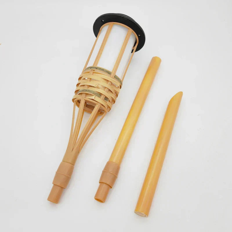 Solar-Fackel 5er-Set - LED Flammenoptik Gartenleuchten