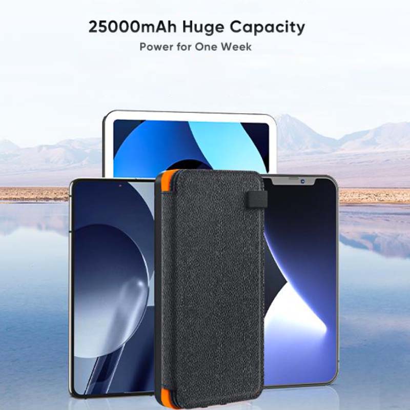 Solar-Powerbank - Schnelles Laden | Outdoor