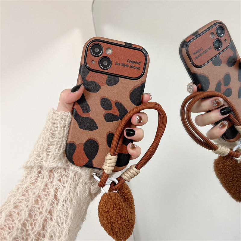 [Beste Geschenk Für Telefon] Luxuriöse Braune Leopardprint-Hülle Für iPhone