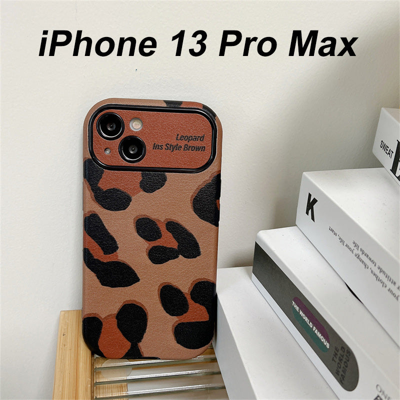 [Beste Geschenk Für Telefon] Luxuriöse Braune Leopardprint-Hülle Für iPhone