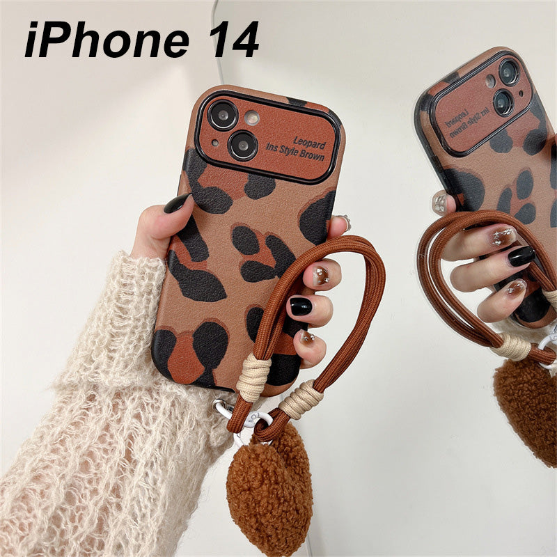 [Beste Geschenk Für Telefon] Luxuriöse Braune Leopardprint-Hülle Für iPhone