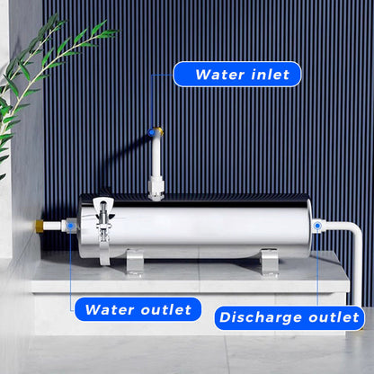 Haushalts-Wasserfilter aus Edelstahl