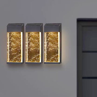 Stilvolle wasserdichte Solar-Wandlampe