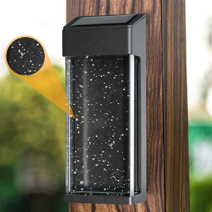 Stilvolle wasserdichte Solar-Wandlampe