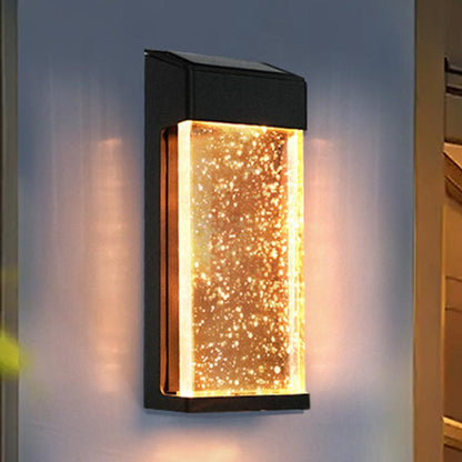 Stilvolle wasserdichte Solar-Wandlampe