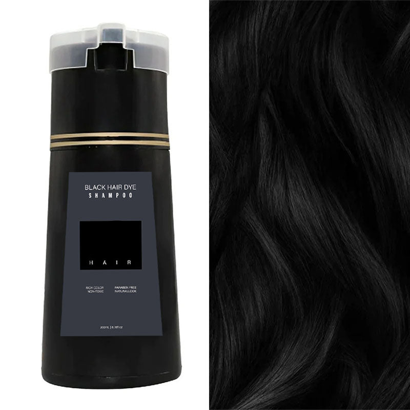 Haare färben Shampoo mit Sofortergebnis und Kräuterextrakten