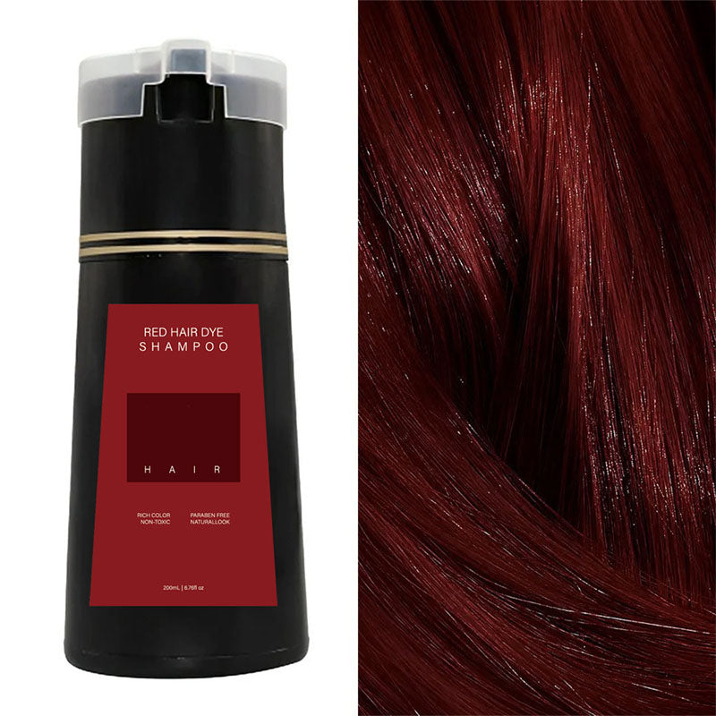 Haare färben Shampoo mit Sofortergebnis und Kräuterextrakten