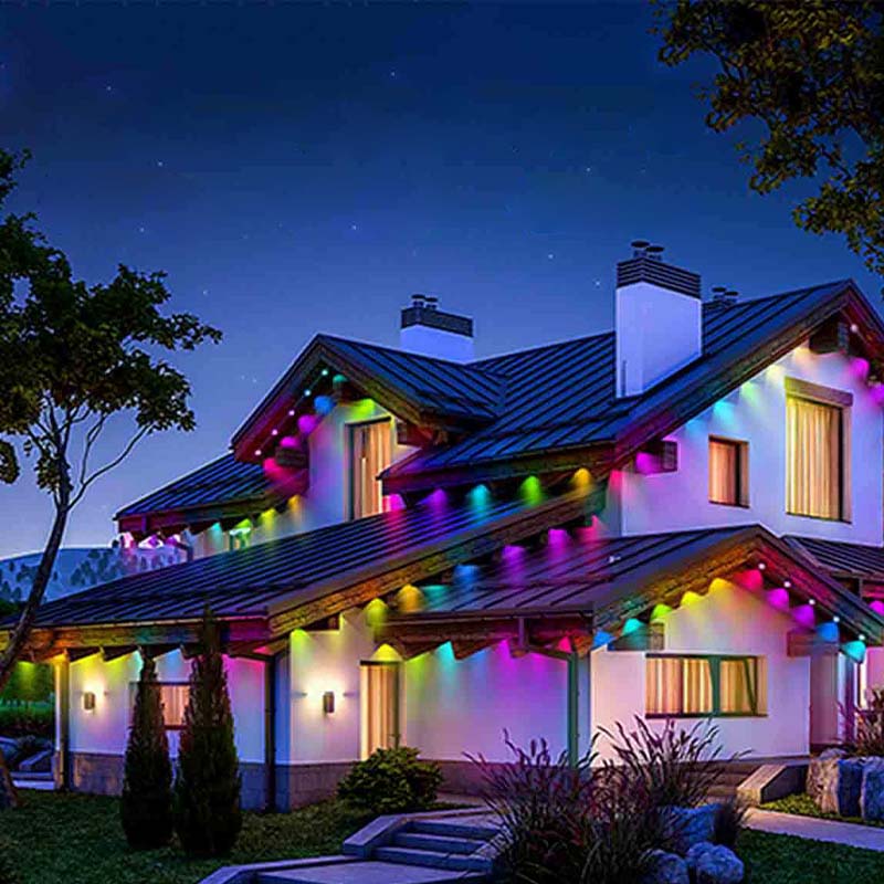 Schlaue RGB Außenlichterkette für vielseitige Dekoration