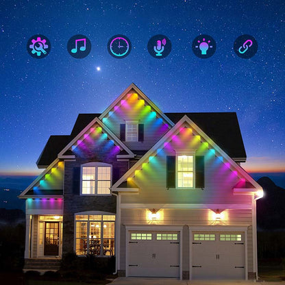 Schlaue RGB Außenlichterkette für vielseitige Dekoration