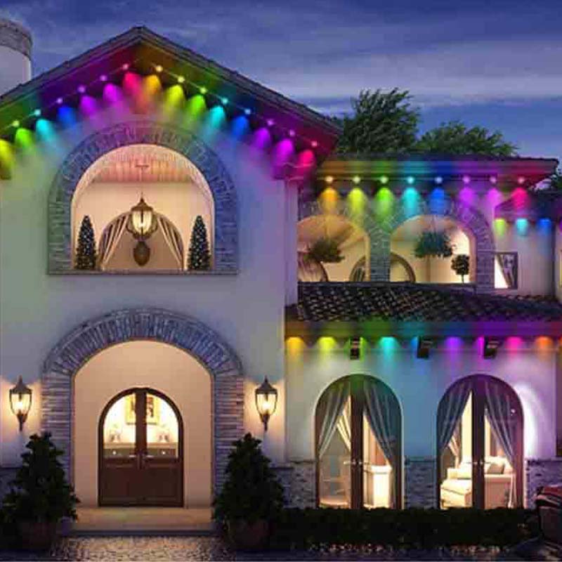 Schlaue RGB Außenlichterkette für vielseitige Dekoration