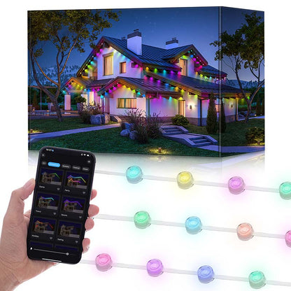 Schlaue RGB Außenlichterkette für vielseitige Dekoration