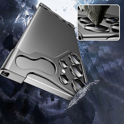 Kreative Metall-Skelett-Handyhülle für Samsung S24/23