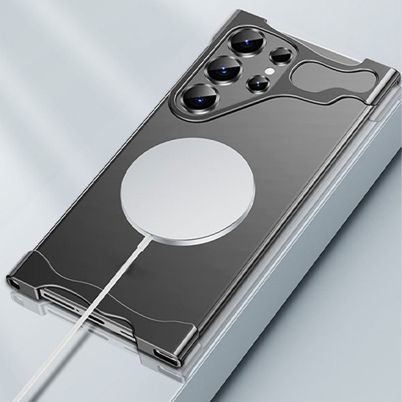 Kreative Metall-Skelett-Handyhülle für Samsung S24/23
