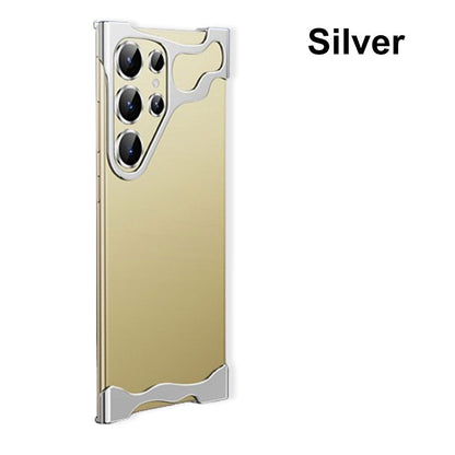 Kreative Metall-Skelett-Handyhülle für Samsung S24/23