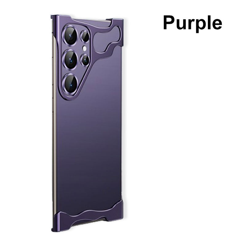 Kreative Metall-Skelett-Handyhülle für Samsung S24/23