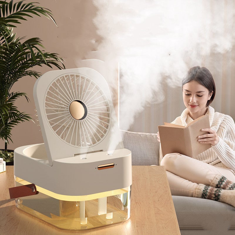 💝2024 Neuer tragbarer Sprühventilator (USB-Ladung)