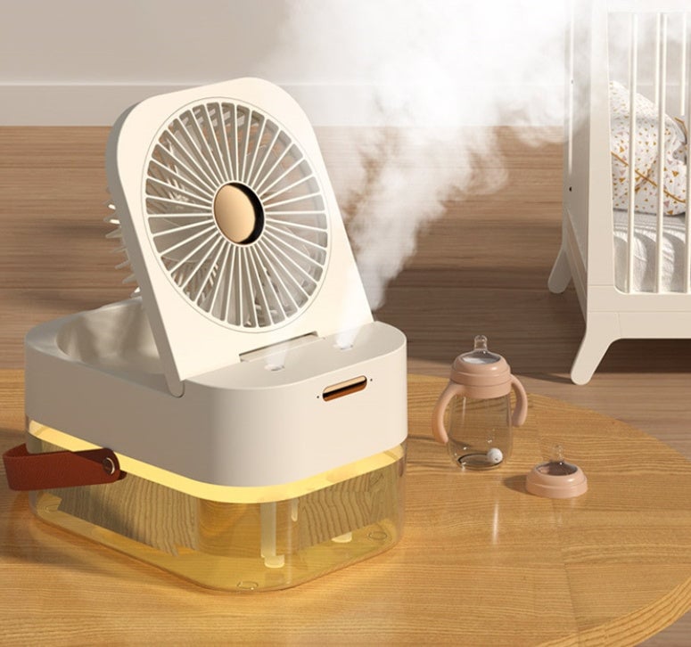 💝2024 Neuer tragbarer Sprühventilator (USB-Ladung)