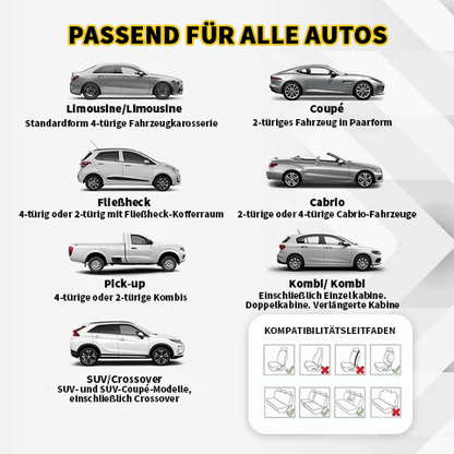 🔥🔥Atmungsaktive &amp; Rutschfeste Baumwolle Auto-Sitzbezüge!