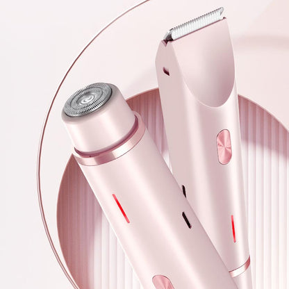IPX7 Wasserdichter 2-in-1 Frauenrasierer mit dualen Klingen