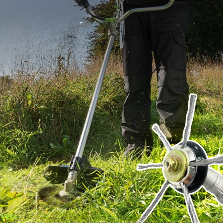 Stahlbürsten-Rasentrimmerkopf - Effizienter Unkrautentferner