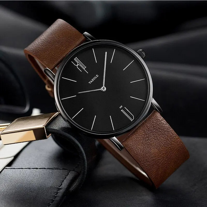 Stilvolle Herren Armbanduhr -  Zeitloses Design