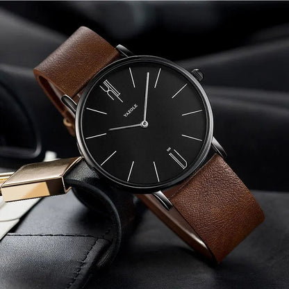 Stilvolle Herren Armbanduhr -  Zeitloses Design