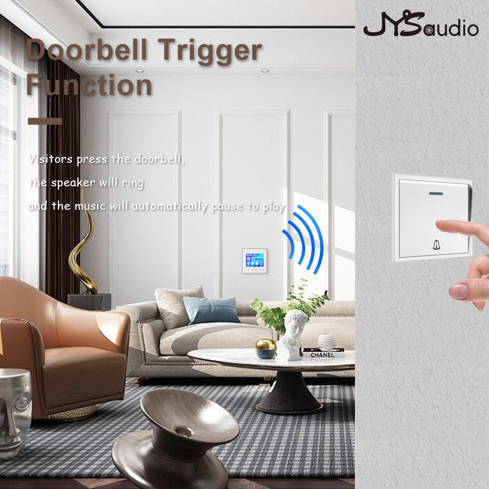 Hochwertiger Mini Bluetooth-kompatibler 2,8-Zoll-HD-Bildschirmverstärker, Musikzentrum, Soundsystem für TV-Tablet, Smart Digital Stereo FM Aux | Limitierte Auflage