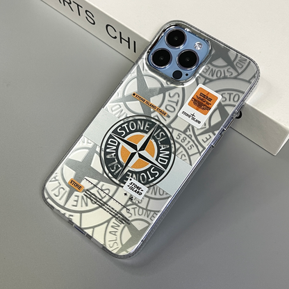 Elektroplattiertes silbernes mattes iPhone-Case