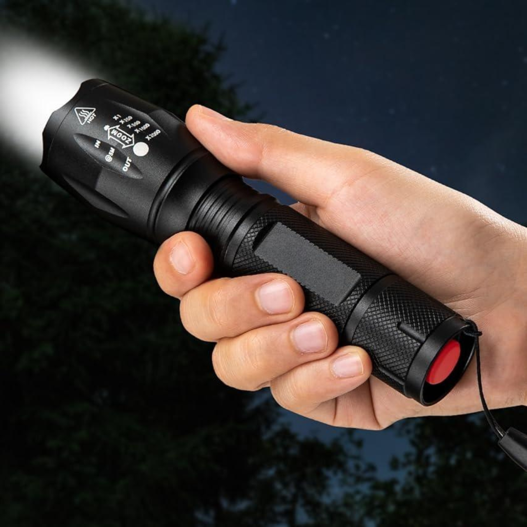 Taktische Taschenlampe für Helligkeit &amp; Sicherheit