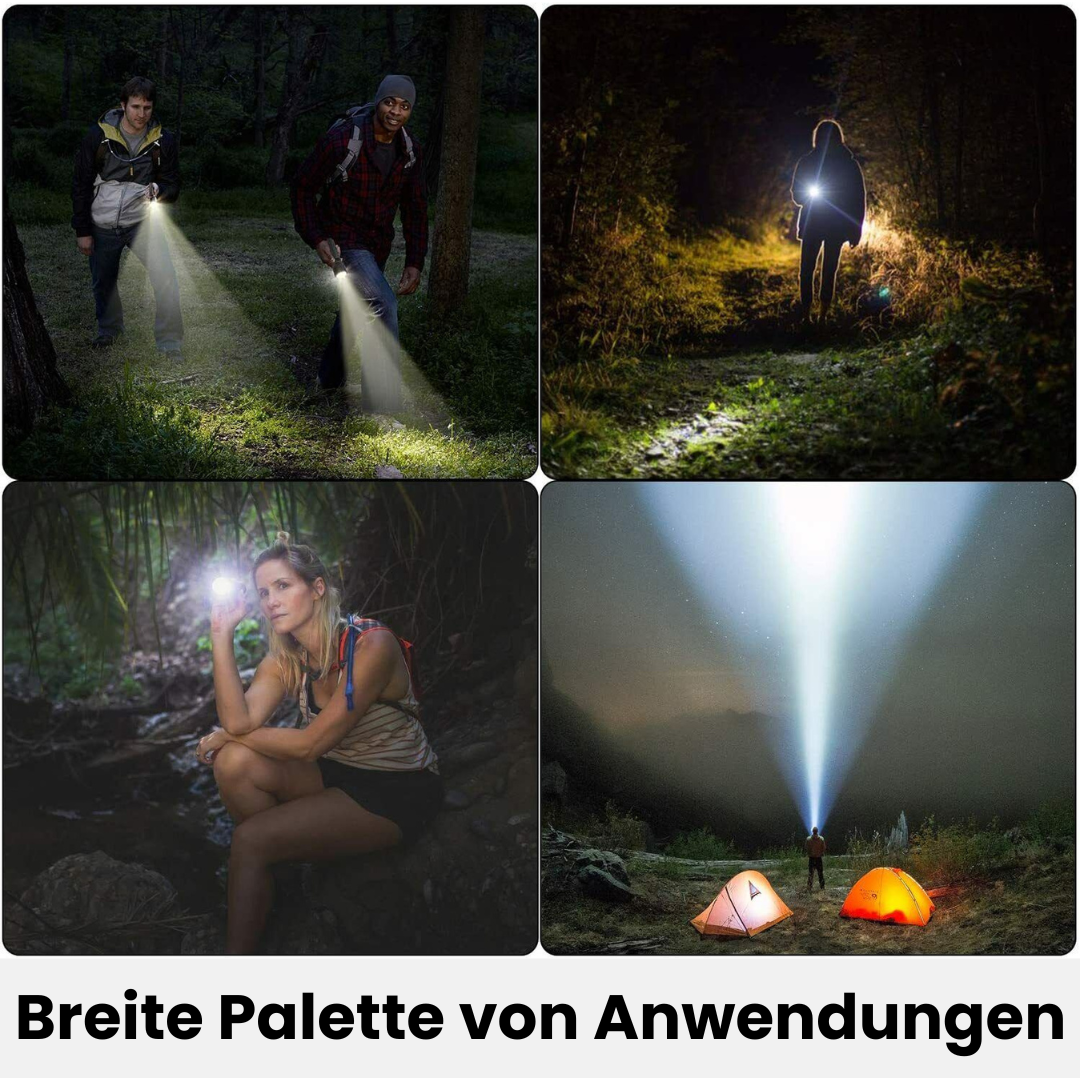 Taktische Taschenlampe für Helligkeit &amp; Sicherheit