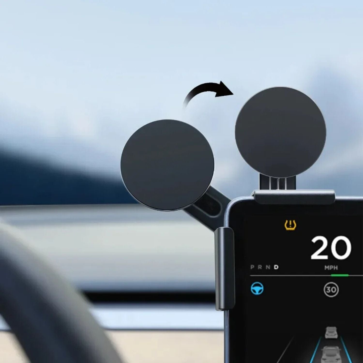 Tesla Magnetisches Autoladegerät – Blitzschnelles Laden für Ihr iPhone