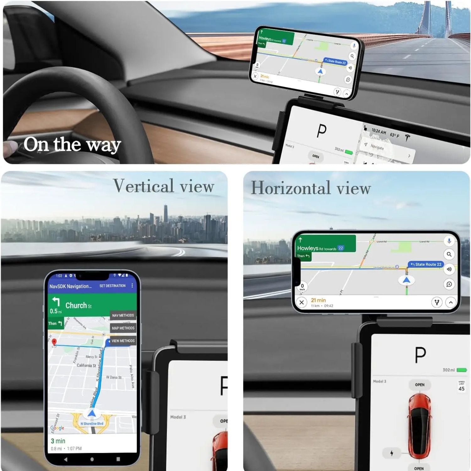 Tesla Magnetisches Autoladegerät – Blitzschnelles Laden für Ihr iPhone