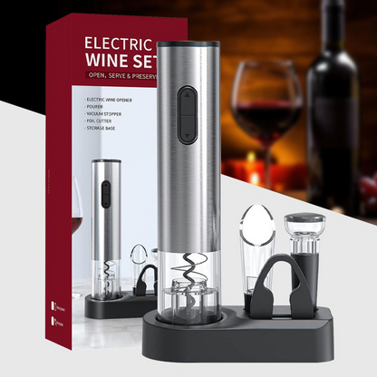 Professioneller 5 in 1 Elektrischer Korkenzieher